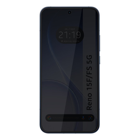 Protector Pantalla Hidrogel Privacidad Antiespías para Oppo Reno 15 F / 15F 5G