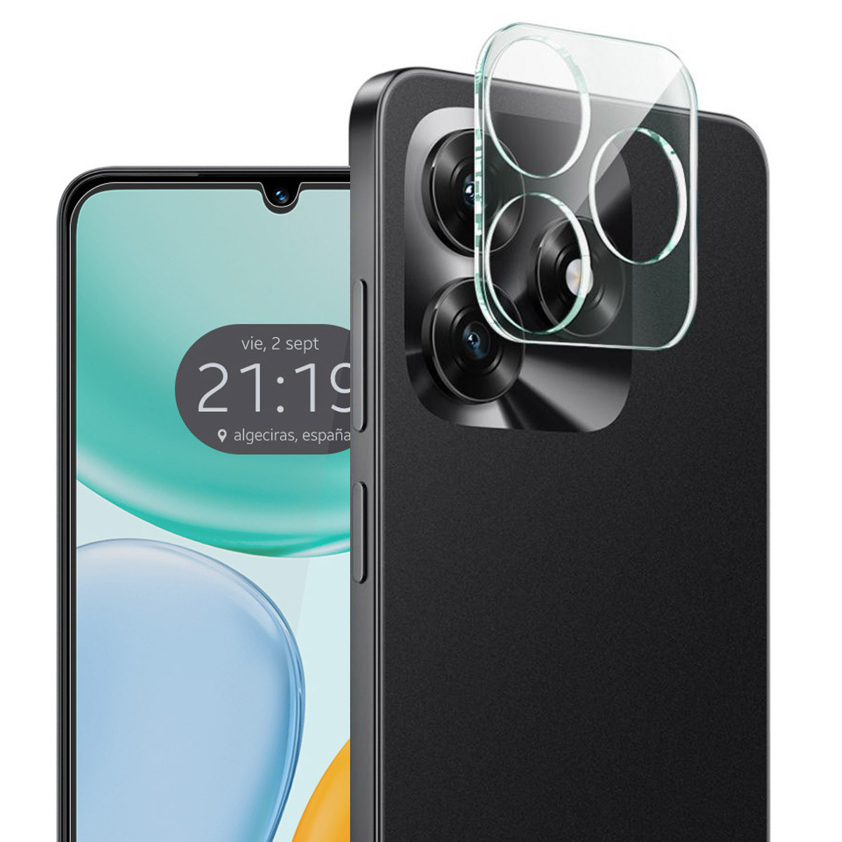 Protector Cristal Templado Cámara Trasera para Huawei Honor X5c Plus Vidrio