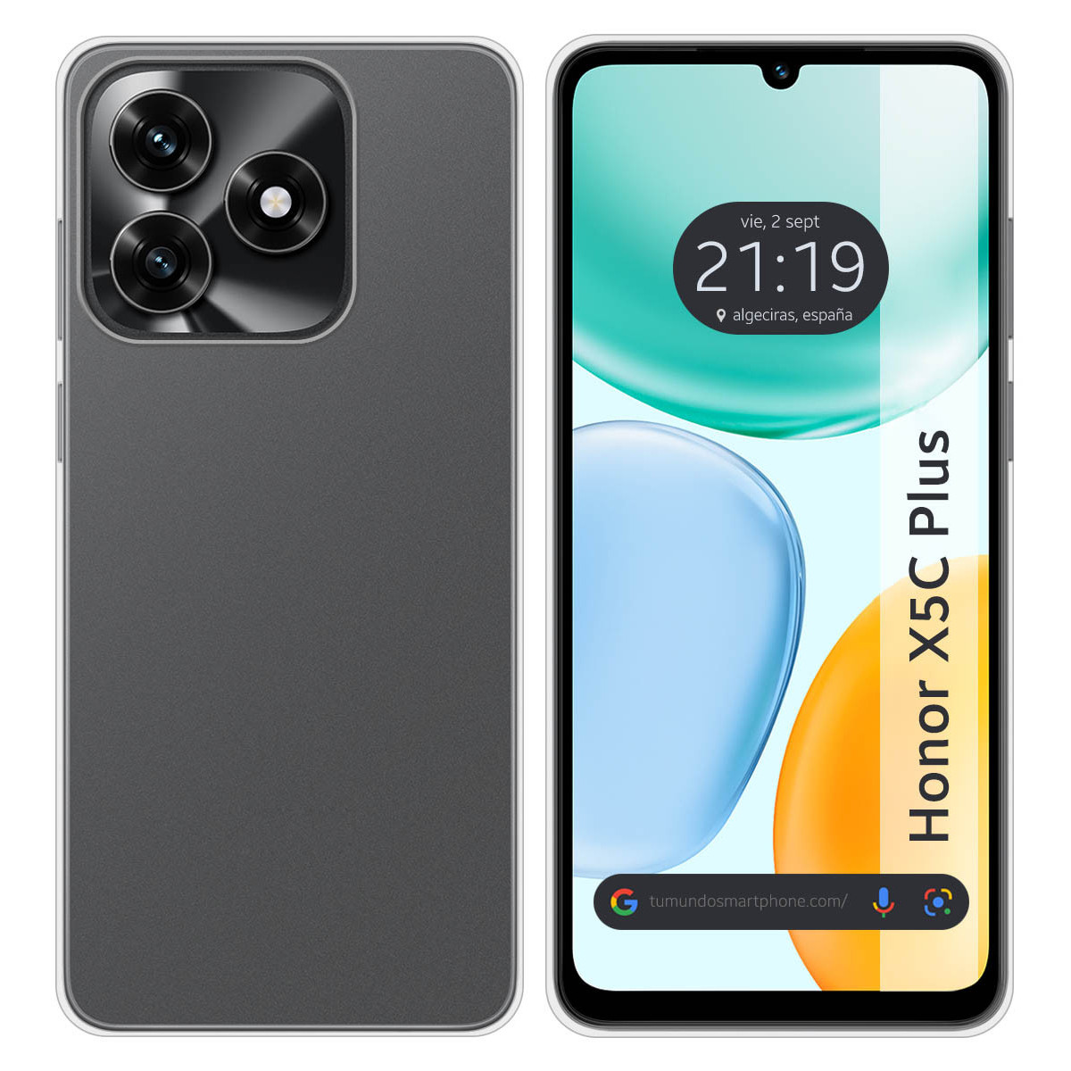 Funda Silicona Gel TPU Transparente para Huawei...