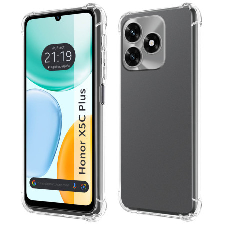 Funda Silicona Antigolpes Transparente para Huawei Honor X5c Plus