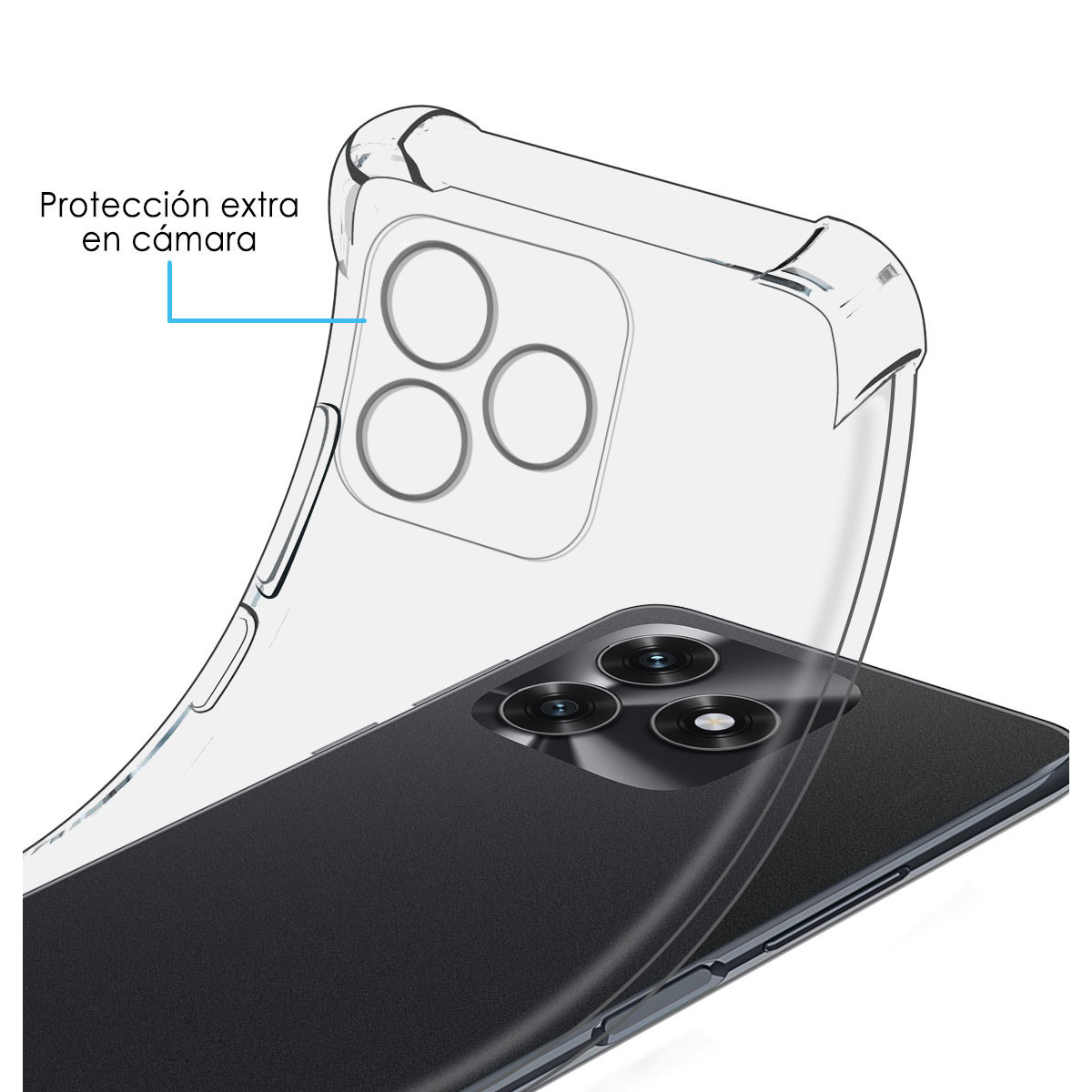 Funda Silicona Antigolpes Transparente para...