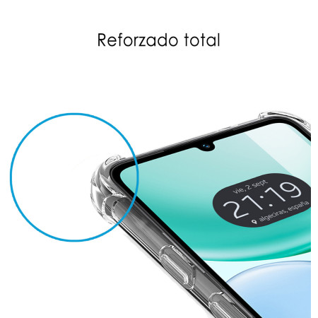 Funda Silicona Antigolpes Transparente para Huawei Honor X5c Plus