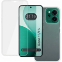 Funda Doble Transparente Pc + Tpu Full Body 360 para Oppo Reno 15 F / 15F 5G