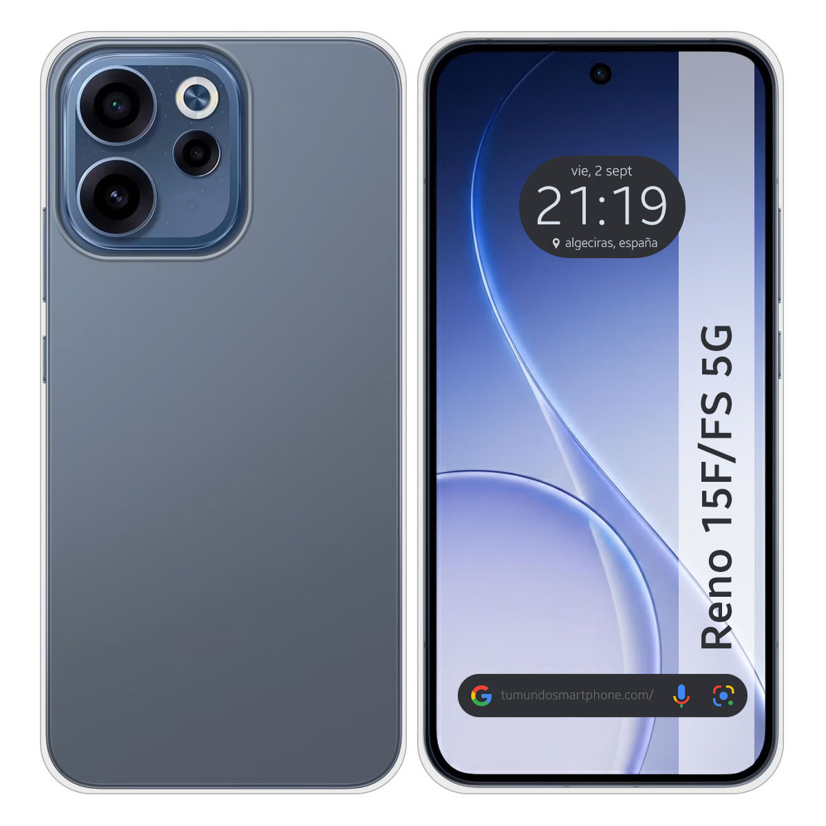 Funda Silicona Gel TPU Transparente para Oppo...