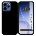 Funda Silicona Gel TPU Negra para Oppo Reno 15 FS / 15FS 5G