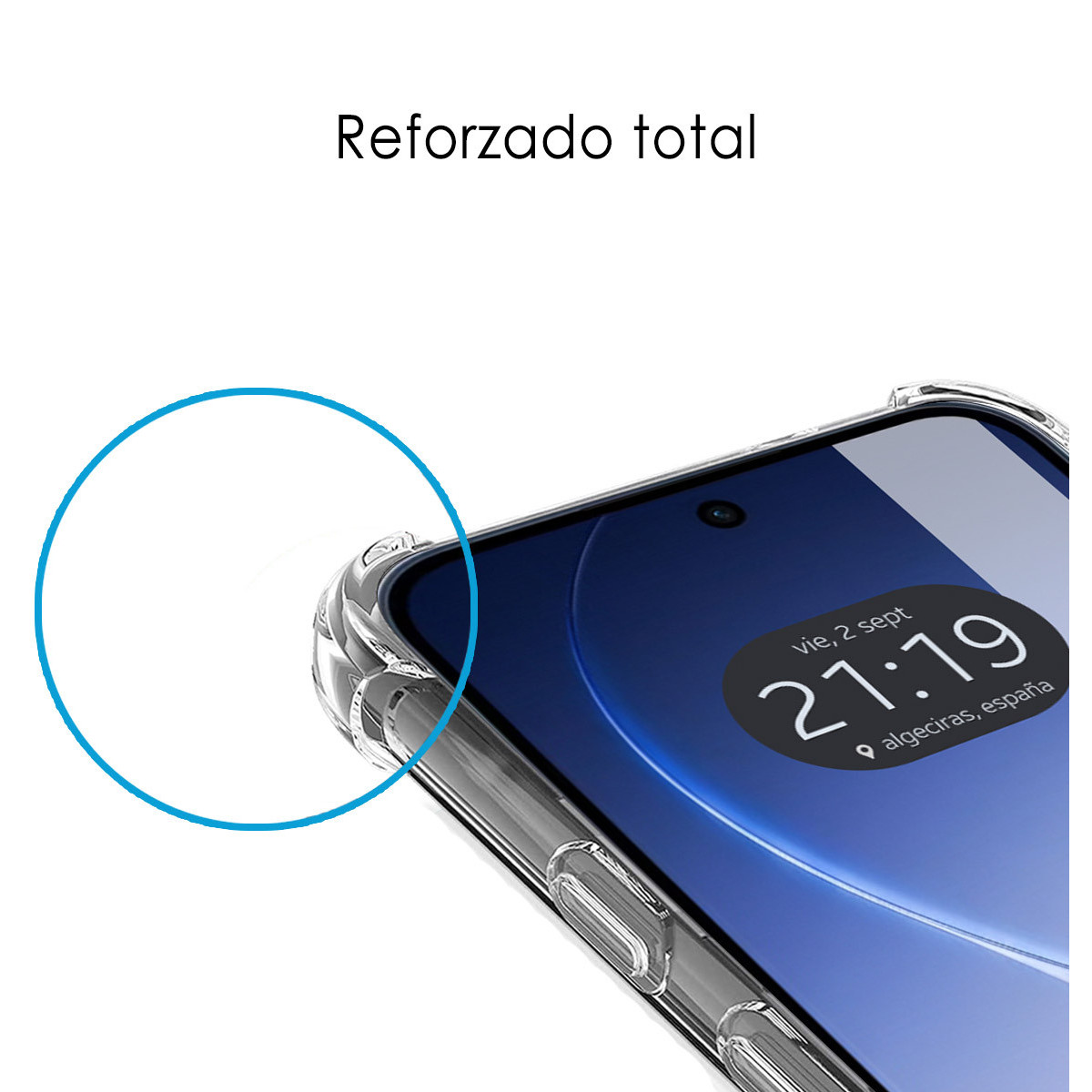 Funda Silicona Antigolpes Transparente para...