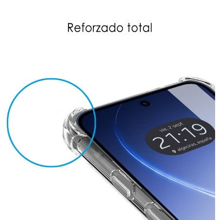 Funda Silicona Antigolpes Transparente para Oppo Reno 15 FS / 15FS 5G