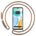 Funda Colgante Transparente para Huawei Honor X5c Plus con Cordon Camel