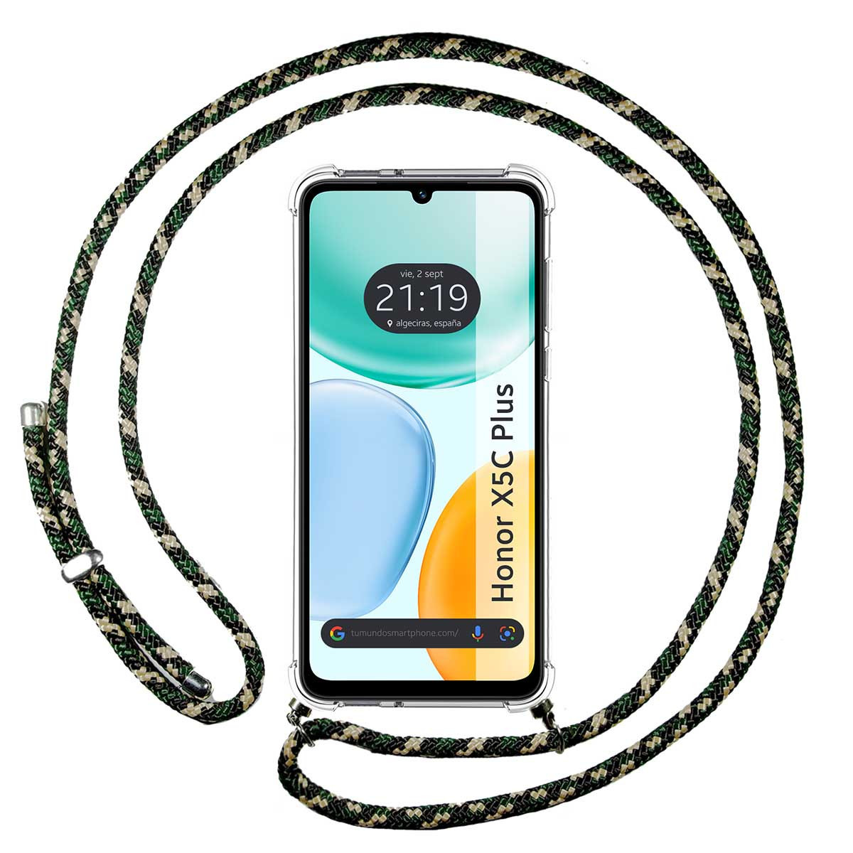 Funda Colgante Transparente para Huawei Honor...