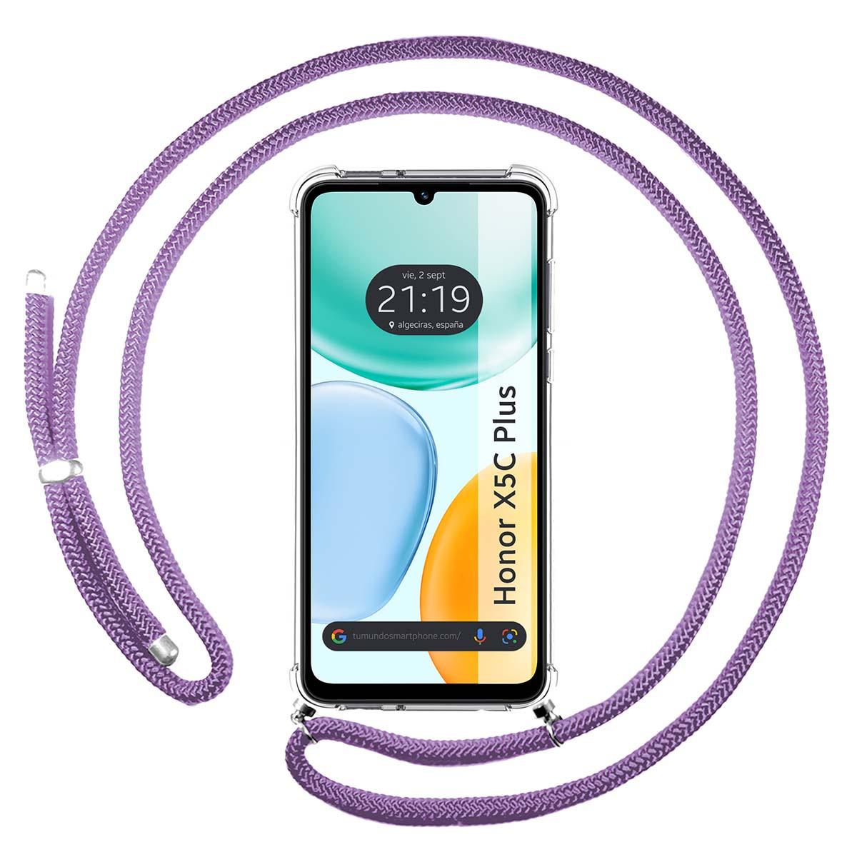 Funda Colgante Transparente para Huawei Honor...