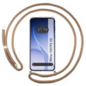 Funda Colgante Transparente para Oppo Reno 15 F / 15F 5G con Cordon Camel