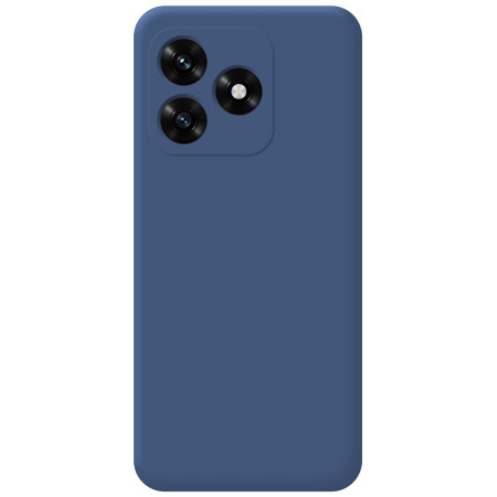 Funda Silicona Líquida Ultra Suave para Huawei Honor X5c Plus color Azul