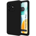 Funda Silicona Líquida Ultra Suave para Huawei Honor X5c Plus color Negra