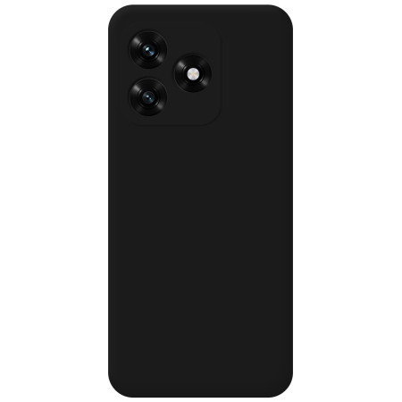 Funda Silicona Líquida Ultra Suave para Huawei Honor X5c Plus color Negra