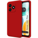 Funda Silicona Líquida Ultra Suave para Huawei Honor X5c Plus color Roja