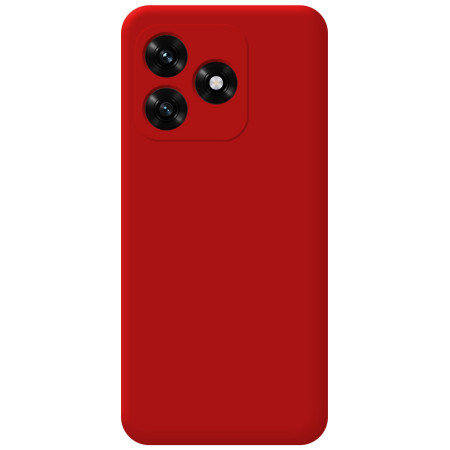 Funda Silicona Líquida Ultra Suave para Huawei Honor X5c Plus color Roja