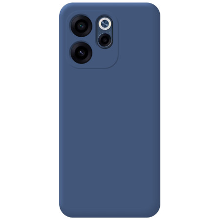 Funda Silicona Líquida Ultra Suave para Oppo Reno 15 F / 15F 5G color Azul