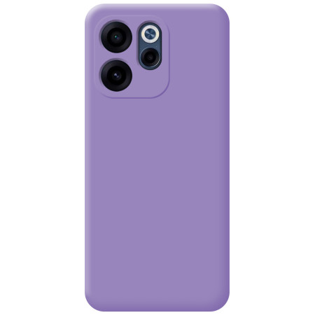 Funda Silicona Líquida Ultra Suave para Oppo Reno 15 F / 15F 5G color Morada
