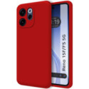 Funda Silicona Líquida Ultra Suave para Oppo Reno 15 F / 15F 5G color Roja