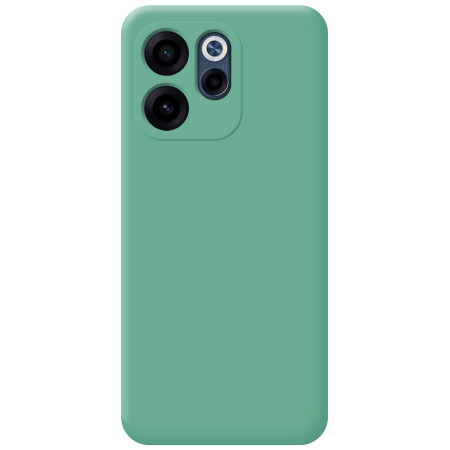 Funda Silicona Líquida Ultra Suave para Oppo Reno 15 F / 15F 5G color Verde