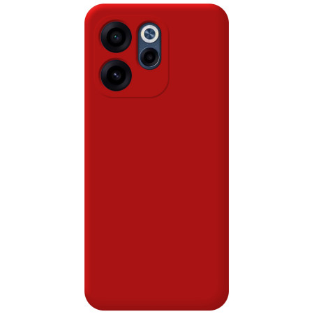 Funda Silicona Líquida Ultra Suave para Oppo Reno 15 FS / 15FS 5G color Roja