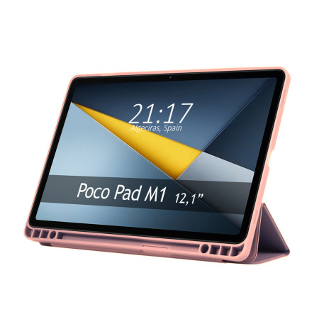 Funda con tapa Smart para Xiaomi POCO Pad M1 color Rosa