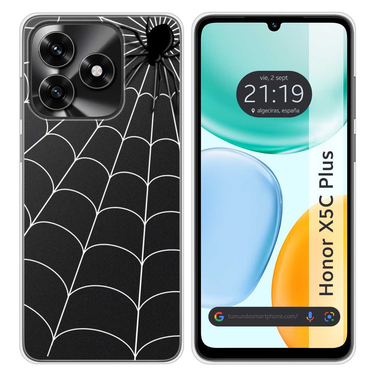 Funda Silicona Transparente para Huawei Honor...