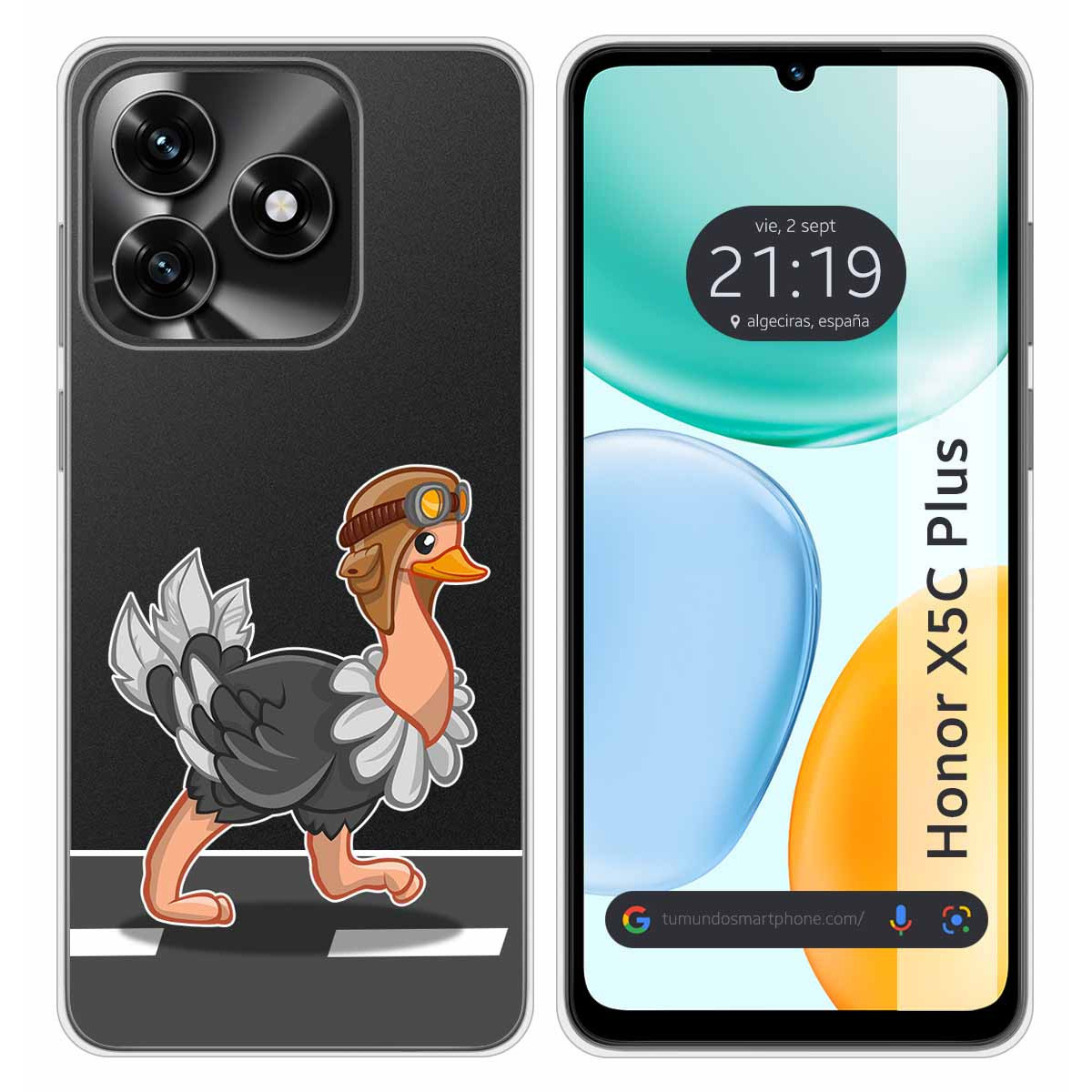 Funda Silicona Transparente para Huawei Honor...