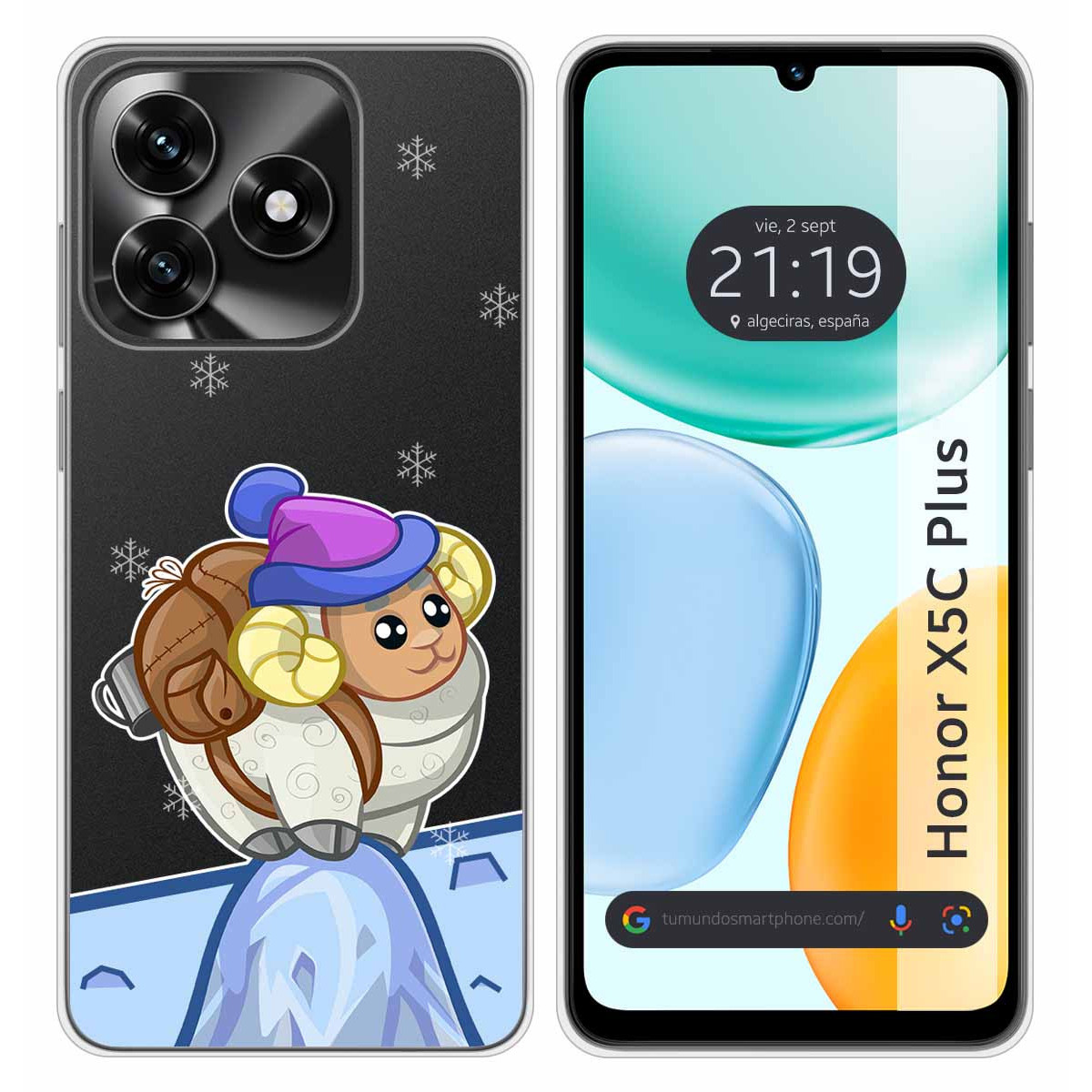 Funda Silicona Transparente para Huawei Honor...