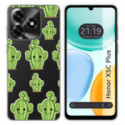 Funda Silicona Transparente para Huawei Honor X5c Plus diseño Cactus Dibujos
