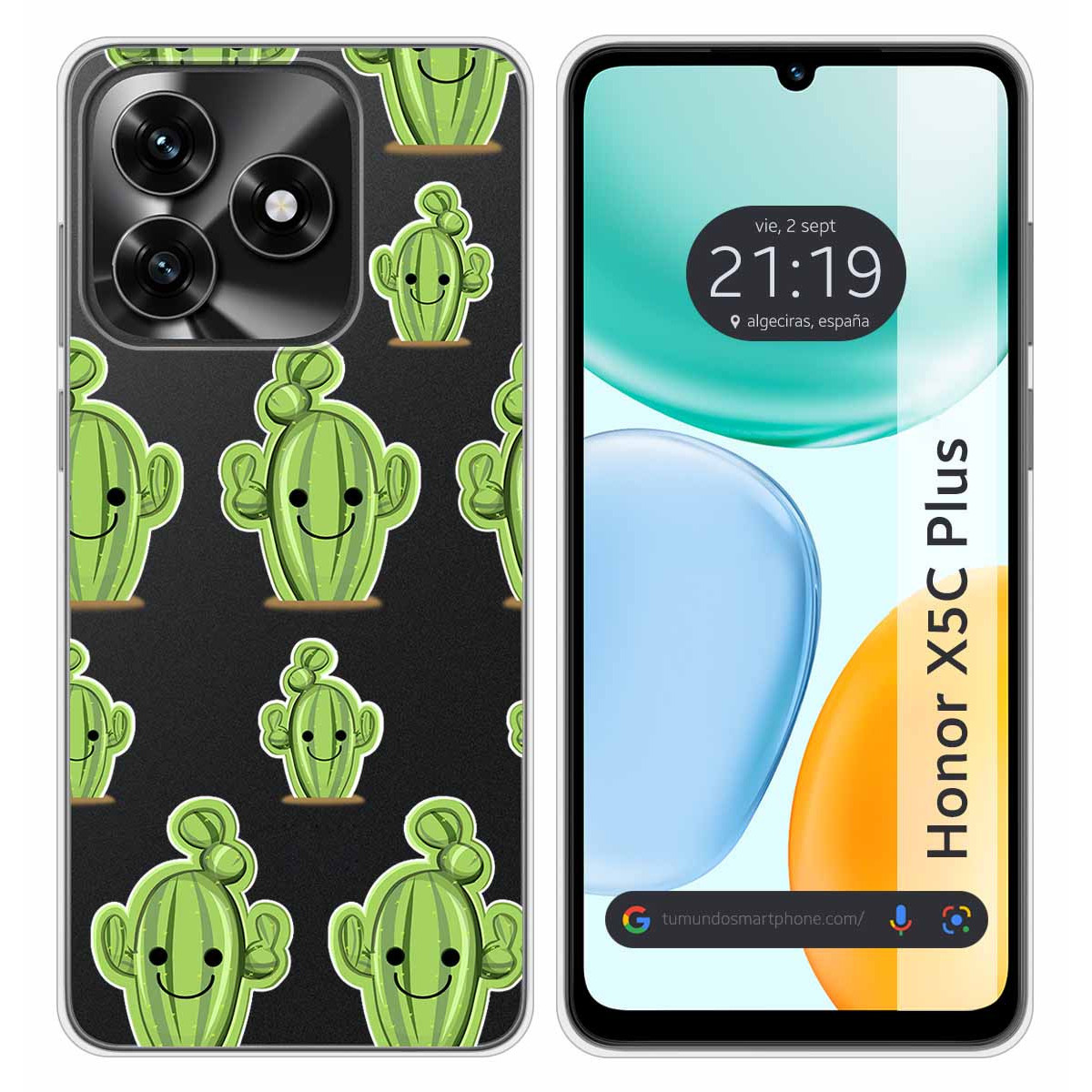 Funda Silicona Transparente para Huawei Honor...