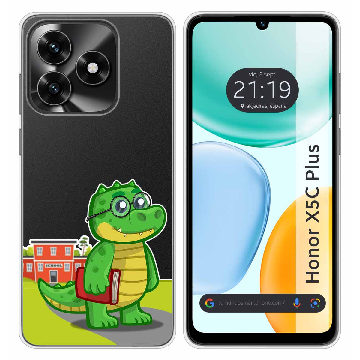 Funda Silicona Transparente para Huawei Honor...