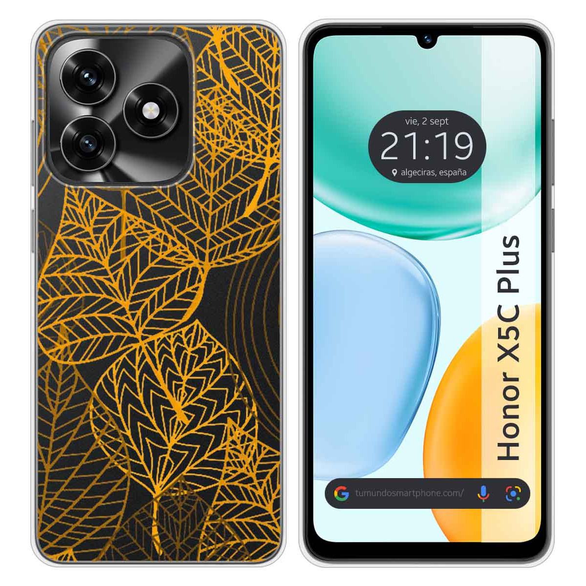 Funda Silicona Transparente para Huawei Honor...