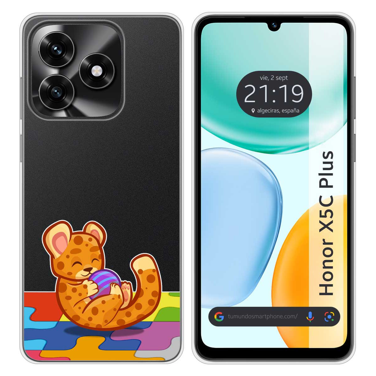 Funda Silicona Transparente para Huawei Honor...