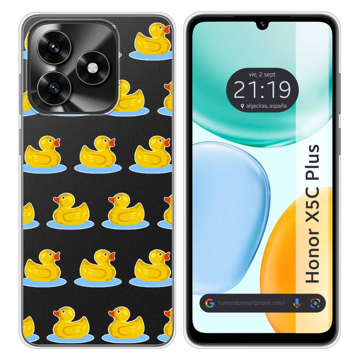 Funda Silicona Transparente para Huawei Honor...
