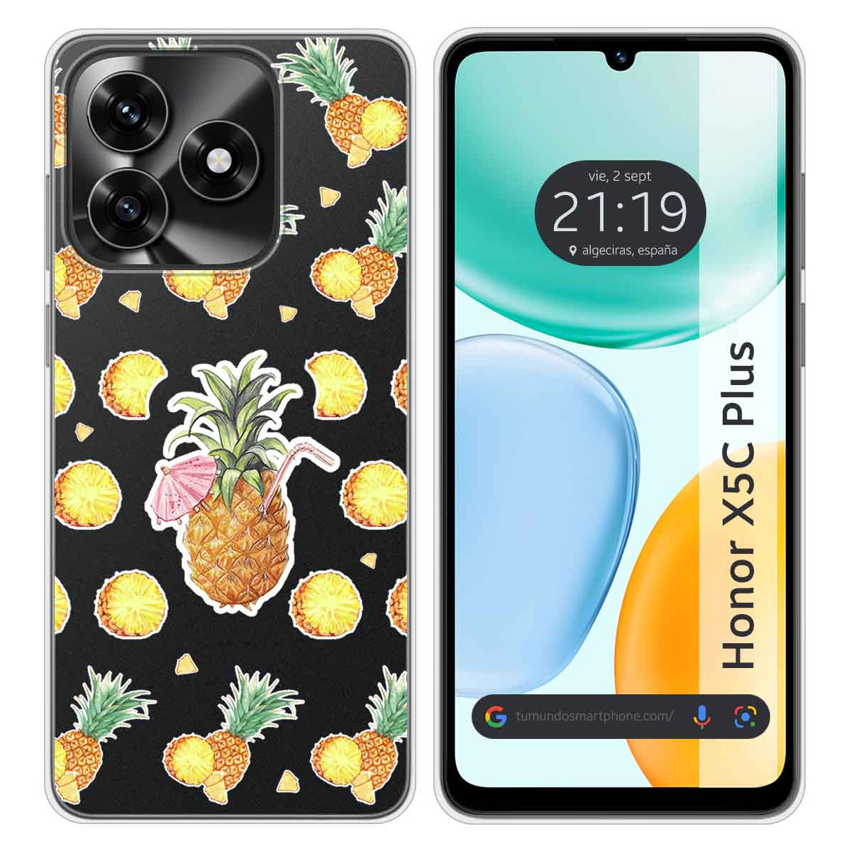 Funda Silicona Transparente para Huawei Honor...