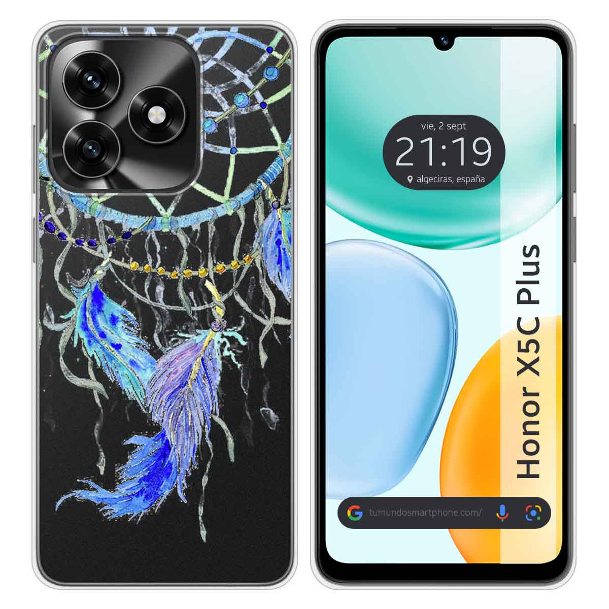 Funda Silicona Transparente para Huawei Honor...