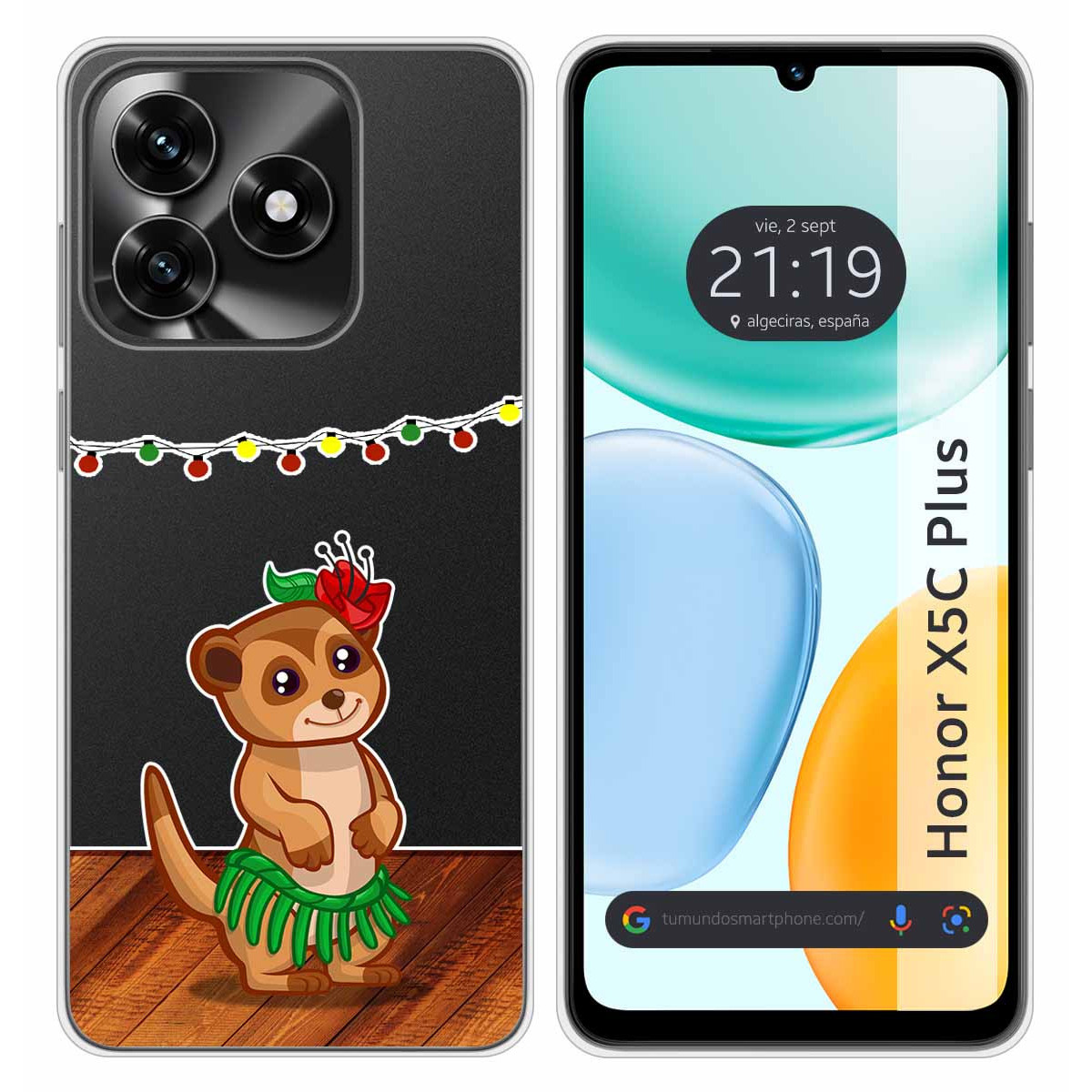 Funda Silicona Transparente para Huawei Honor...