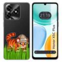 Funda Silicona Transparente para Huawei Honor X5c Plus diseño Tigre Dibujos