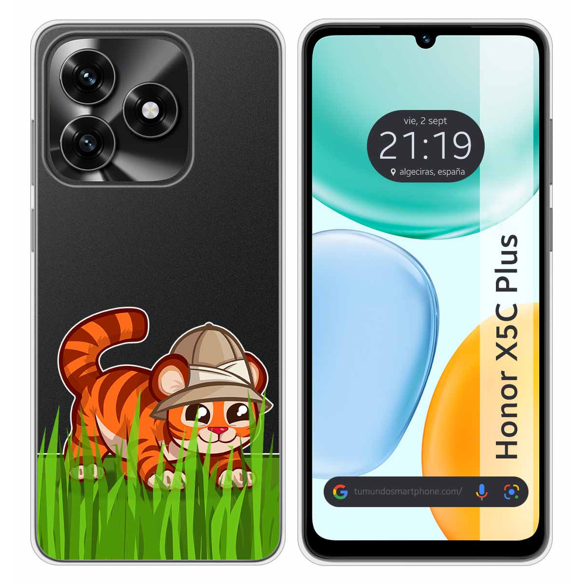 Funda Silicona Transparente para Huawei Honor...