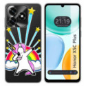Funda Silicona Transparente para Huawei Honor X5c Plus diseño Unicornio Dibujos