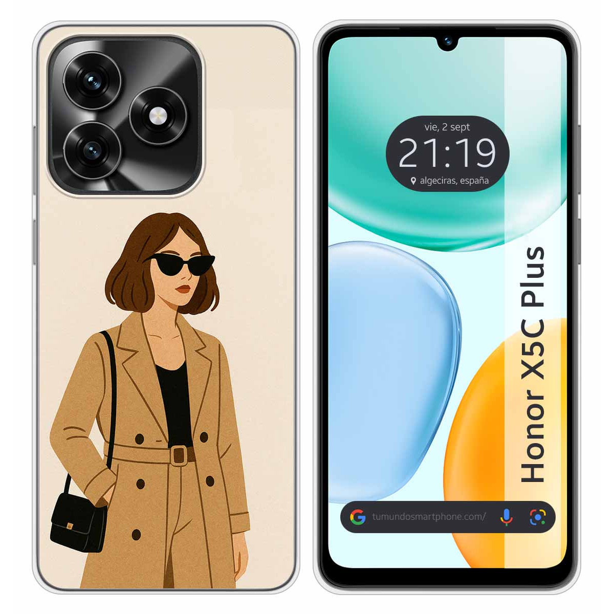 Funda Silicona para Huawei Honor X5c Plus...