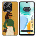 Funda Silicona para Huawei Honor X5c Plus diseño Mujer 02 Dibujos