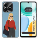 Funda Silicona para Huawei Honor X5c Plus diseño Mujer 04 Dibujos