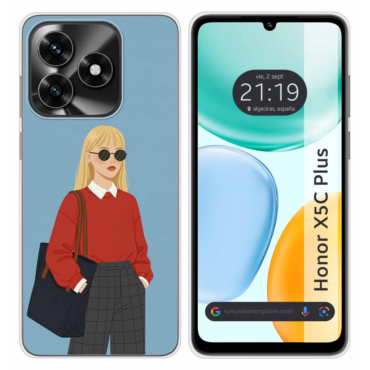 Funda Silicona para Huawei Honor X5c Plus...