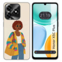 Funda Silicona para Huawei Honor X5c Plus diseño Mujer 05 Dibujos