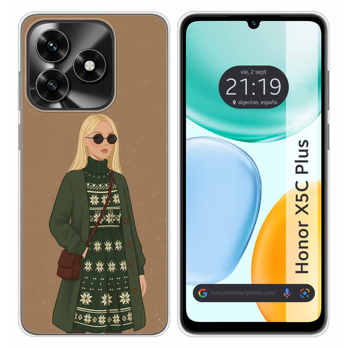 Funda Silicona para Huawei Honor X5c Plus...