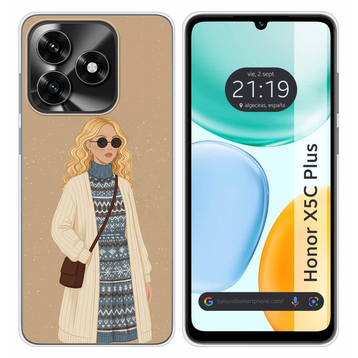 Funda Silicona para Huawei Honor X5c Plus...