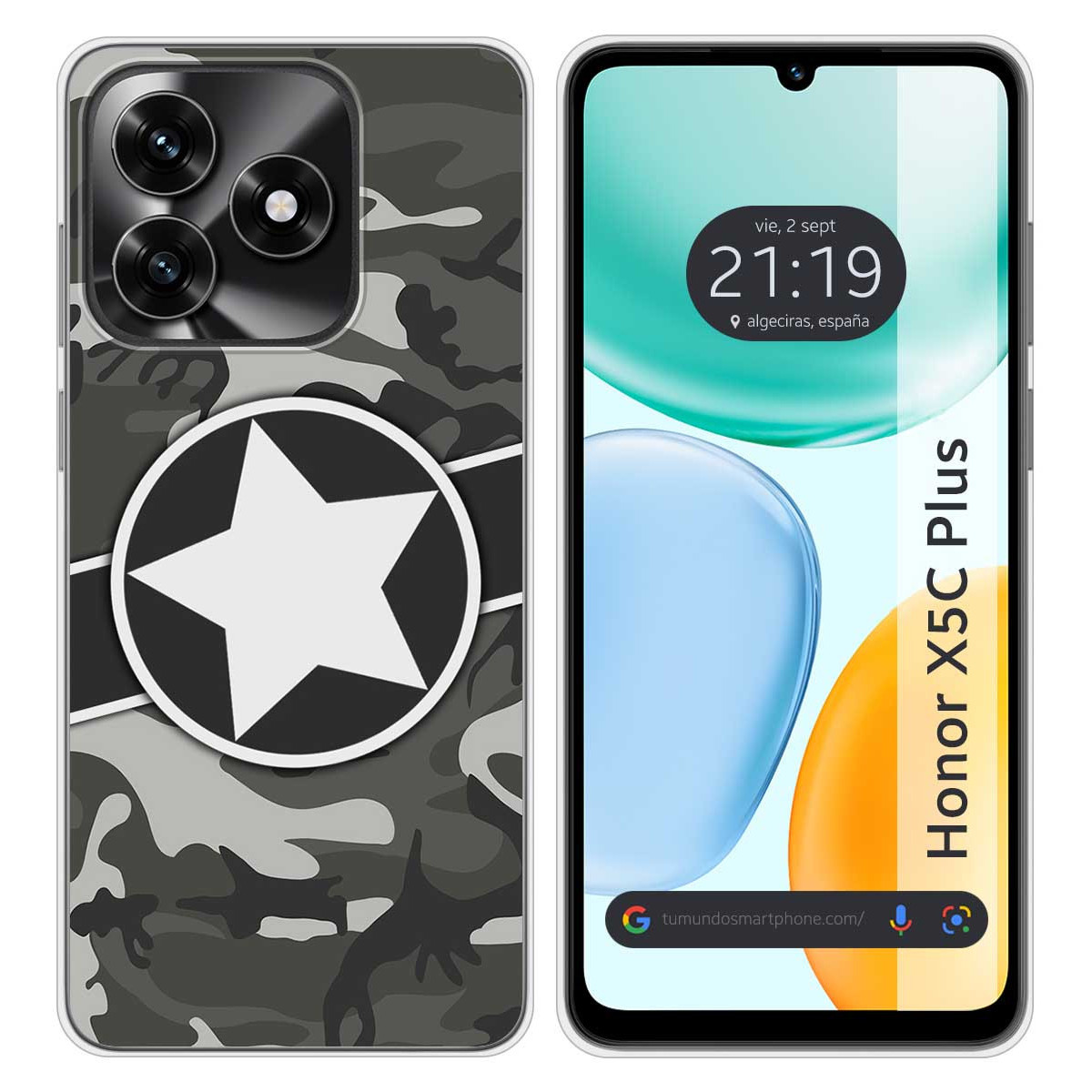 Funda Silicona para Huawei Honor X5c Plus...
