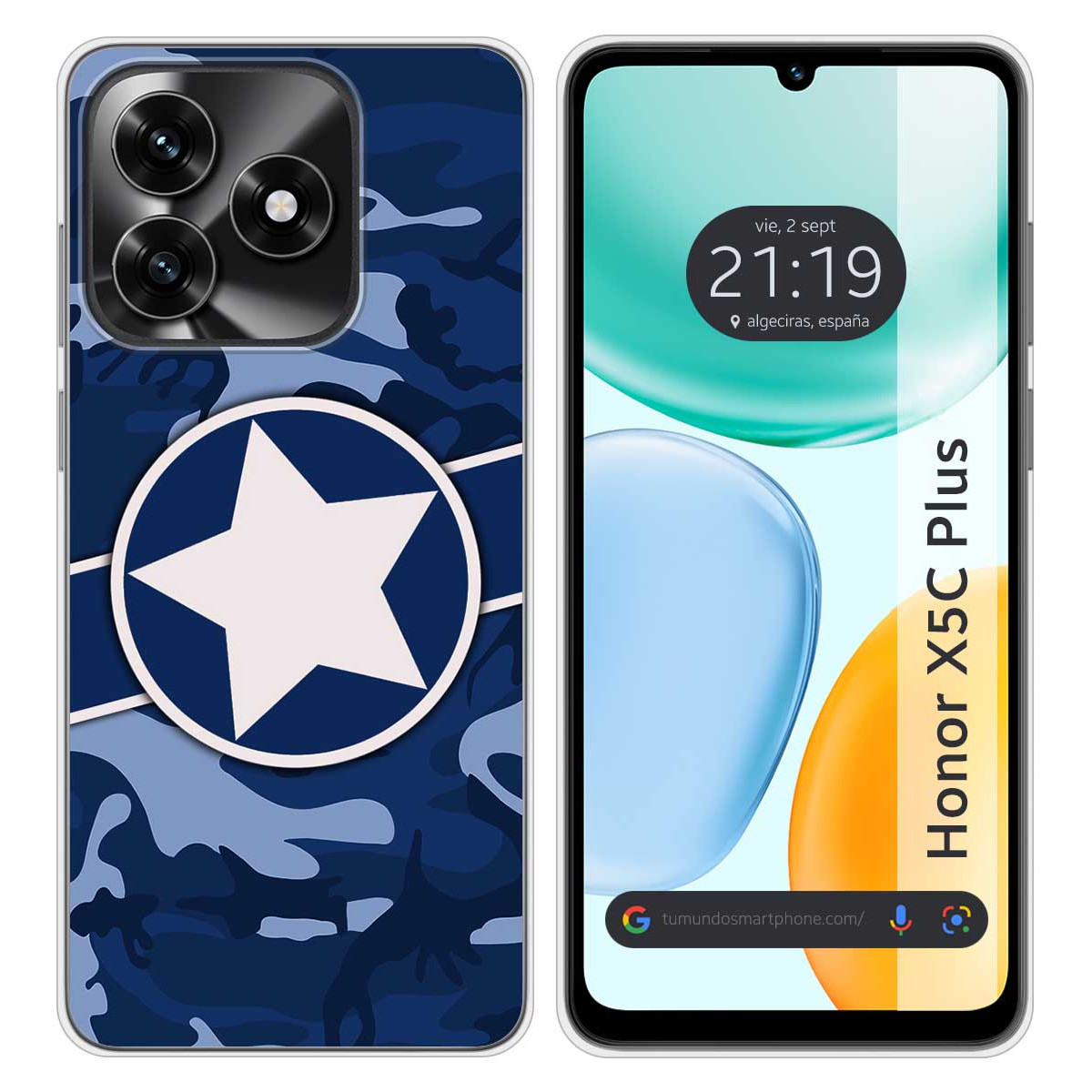 Funda Silicona para Huawei Honor X5c Plus...